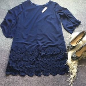 NWT beautiful navy special occasion dress